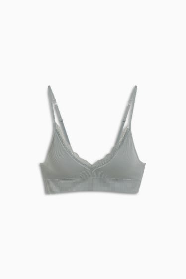 Femmes - Bralette - rembourrée - sans coutures - LYCRA® - vert