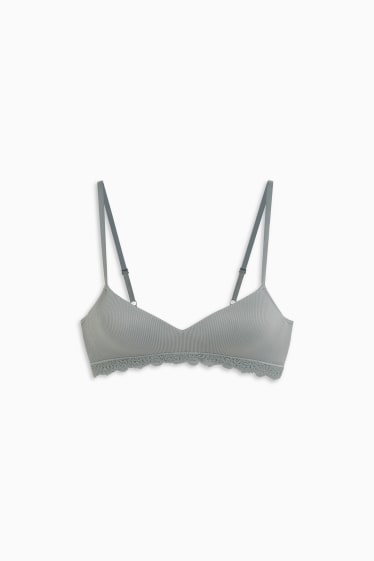 Donna - Reggiseno senza ferretti - DEMI - imbottito - senza cuciture - LYCRA® - verde