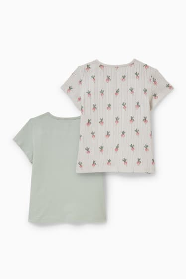 Neonati - Confezione da 2 - t-shirt neonati - verde menta