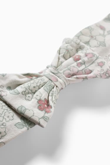 Baby: meisjes - Baby-outfit - 3-delig - crème wit