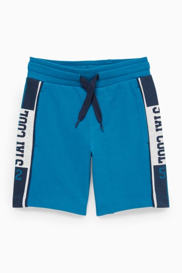 Kinder Buben - Sweat-Bermudas - blau