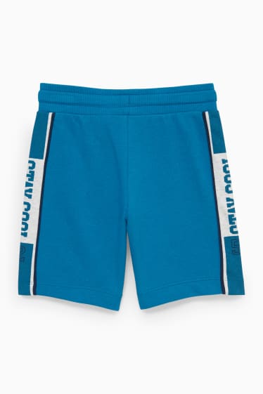 Kinder Buben - Sweat-Bermudas - blau