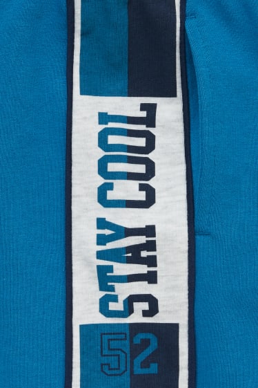 Kinder Buben - Sweat-Bermudas - blau
