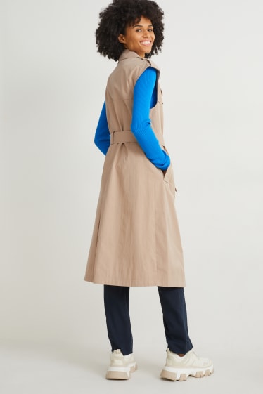 Women - Trench coat - beige