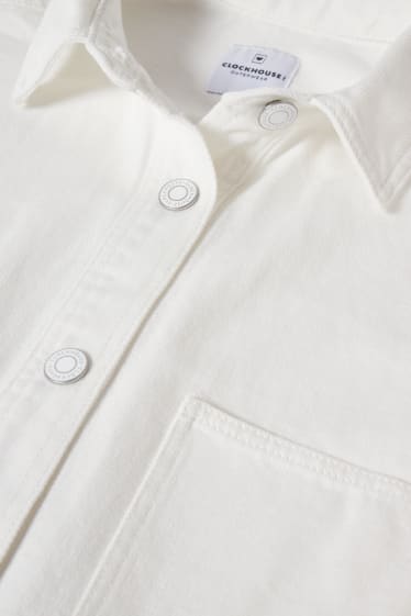Damen - CLOCKHOUSE - Shacket - cremeweiss