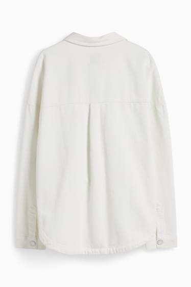 Damen - CLOCKHOUSE - Shacket - cremeweiss
