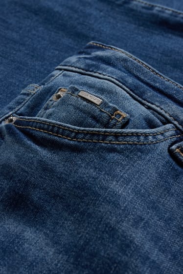 Damen - Bootcut Jeans - High Waist - jeansblau