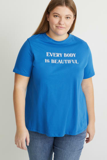 Kobiety - T-shirt - niebieski