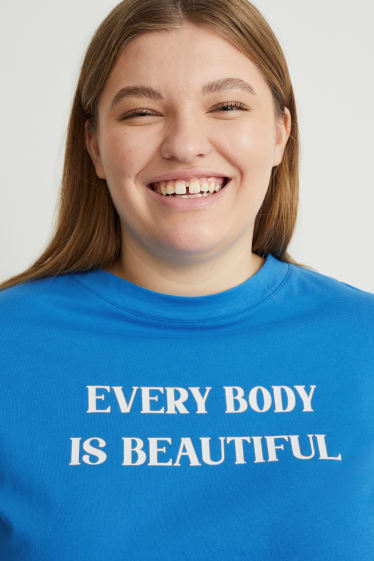 Mujer - Camiseta - azul