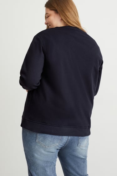 Dames - Sweatshirt - donkerblauw