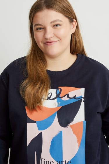 Damen - Sweatshirt - dunkelblau
