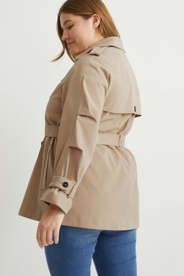 Dames - Trenchcoat - taupe