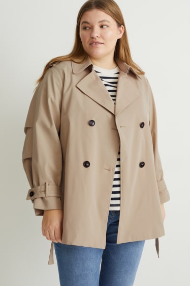 Women - Trench coat - taupe