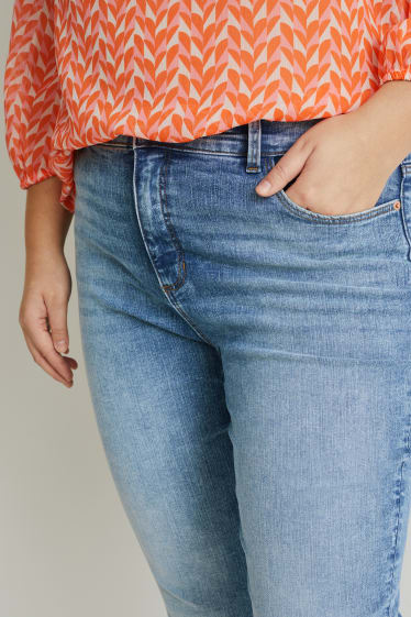 Mujer - Skinny jeans - high waist - LYCRA® - vaqueros - azul claro