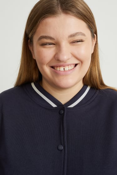 Damen - Sweatjacke - dunkelblau