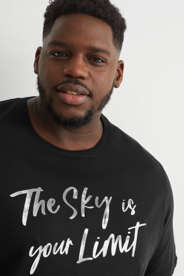 Hommes - T-shirt - coton Pima - noir