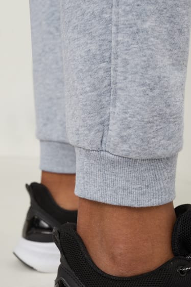 Donna - Pantaloni sportivi tecnici - 4 Way Stretch - grigio chiaro melange