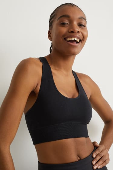 Femei - Sutien funcțional - vătuit - LYCRA® - negru