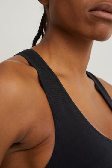 Women - Sports bra - padded - LYCRA® - black