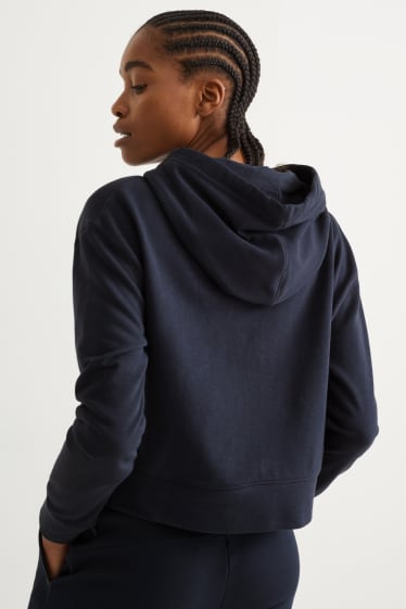 Mujer - Sudadera funcional con capucha - fitness - azul oscuro