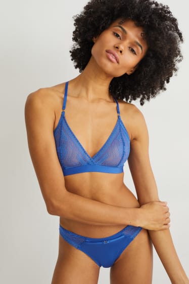 Femmes - Bralette - bleu