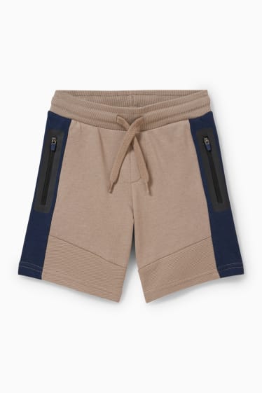 Children - Sweat Bermuda shorts - taupe