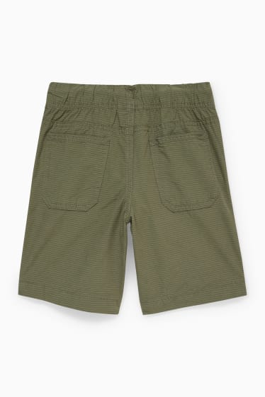 Enfants garçons - Bermudas - à rayures - vert