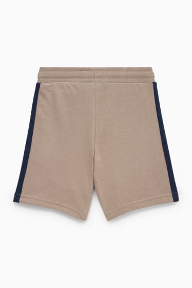 Enfants garçons - Bermudas en molleton - taupe