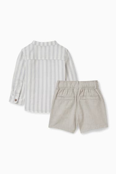 Babys - Baby-Outfit - 2 teilig - cremeweiß