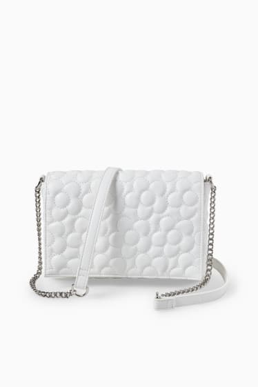 Mujer - CLOCKHOUSE - bolso bandolera pequeño - polipiel - blanco