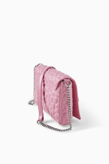 Femei - CLOCKHOUSE - geantă de umăr mică - imitație de piele - roz