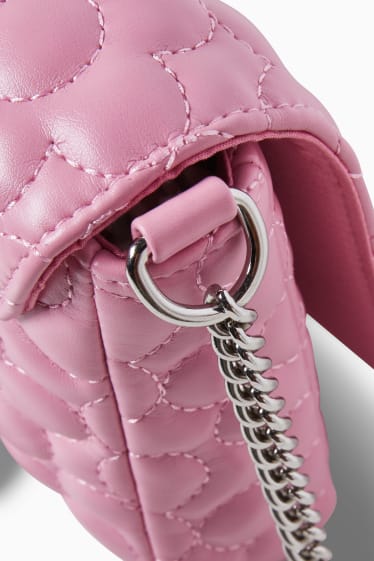 Femmes - CLOCKHOUSE - petit sac à bandoulière - synthétique - rose