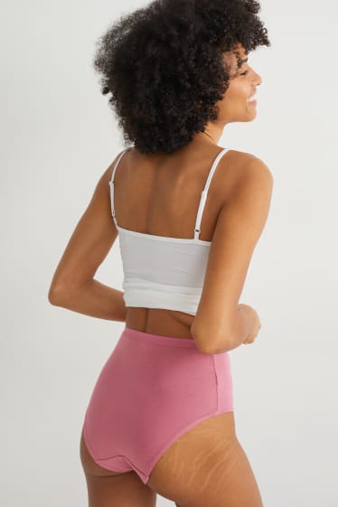 Donna - Confezione da 3 - slip - rosa scuro