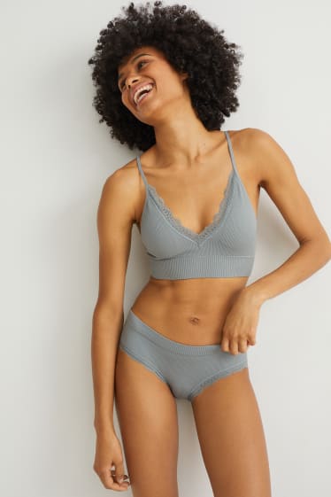 Damen - Hipster - seamless - LYCRA® - grün