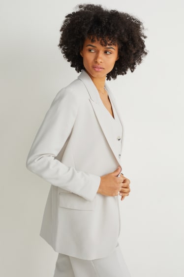 Mujer - Americana extragrande - crema