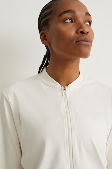 Women - Track jacket - cremewhite