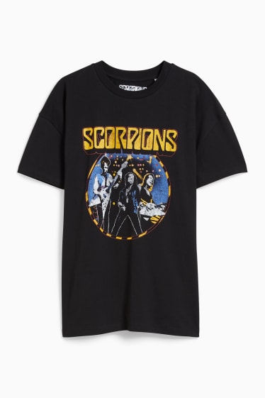 Ados & jeunes adultes - CLOCKHOUSE - T-shirt - Scorpions - noir