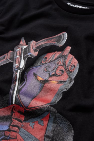 Kinder Jungen - Fortnite - Kurzarmshirt - schwarz