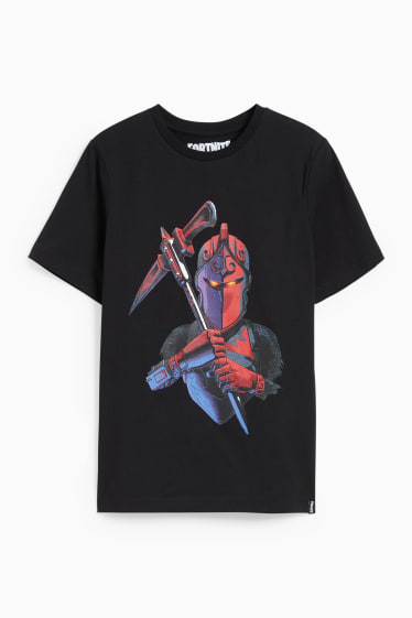 Kinder Jungen - Fortnite - Kurzarmshirt - schwarz