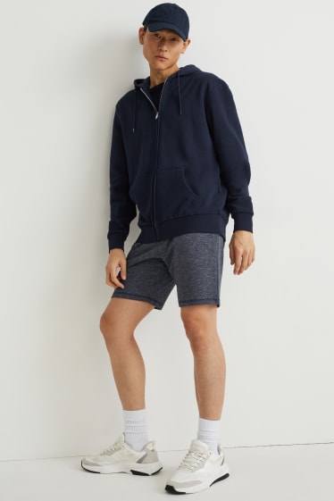 Men - Sweat shorts - gray-melange