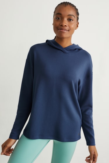 Women - Hoodie - 4 Way Stretch - dark blue