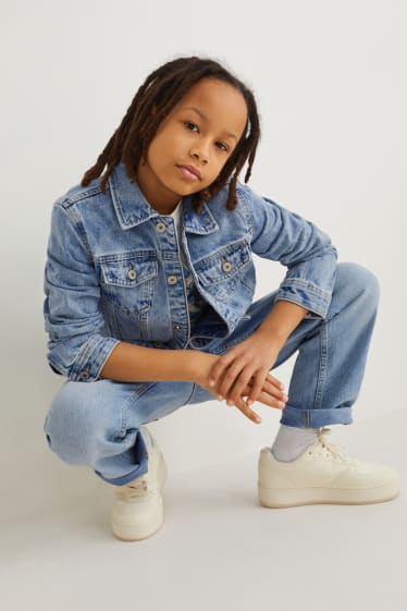 Kinder Buben - Jeansjacke - helljeansblau