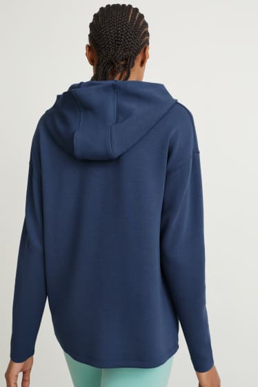 Damen - Hoodie - 4 Way Stretch - dunkelblau