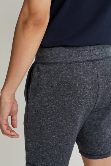 Herren - Sweatshorts - grau-melange