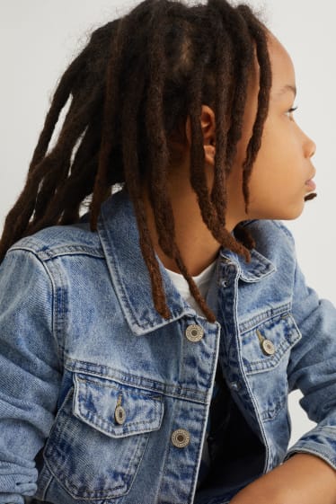 Kinder Buben - Jeansjacke - helljeansblau