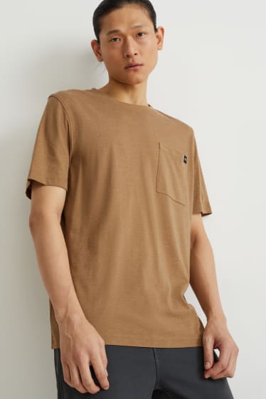 Bărbați - Tricou - maro deschis