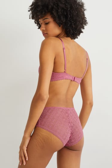 Women - Hipster briefs - LYCRA® - pink