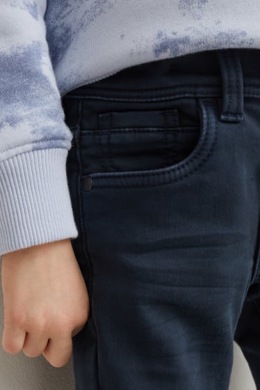 Kinder - Skinny Jeans - Thermojeans - dunkelblau