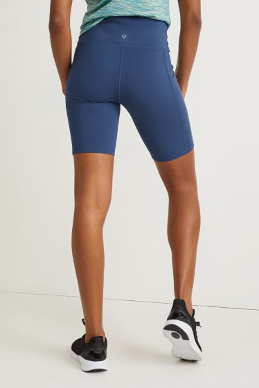 Damen - Radlerhose - Compressive - dunkelblau
