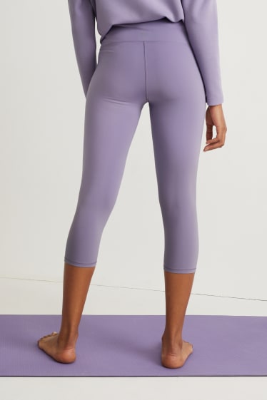 Dona - Leggings capri tècnics - Supportive - ioga - violeta clar